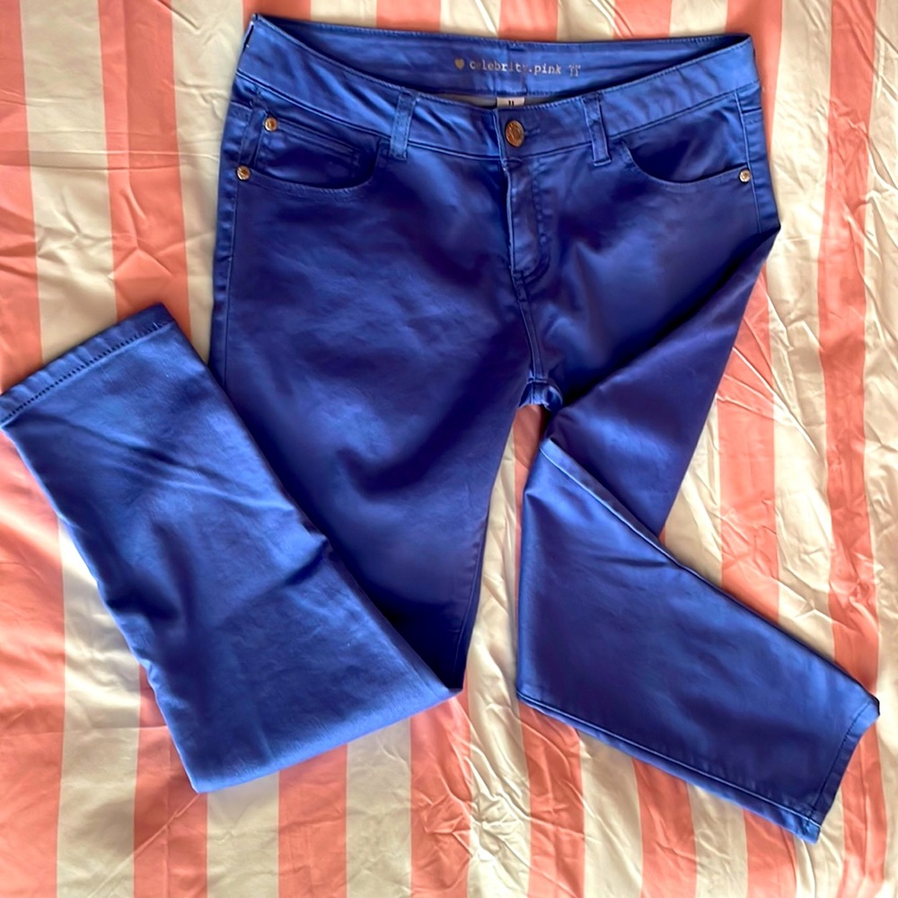 Celebrity pink jeans sz 11 periwinkle color.